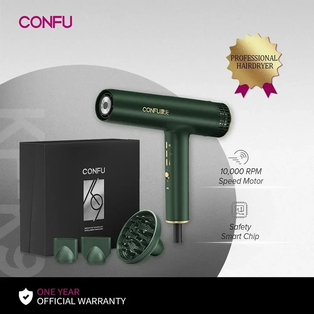Professional Hair Dryer High Speed Powerful Wind Barber Shop Blow Dryer Negative Ions Hair Care Hair Machine Quick-Dry 2