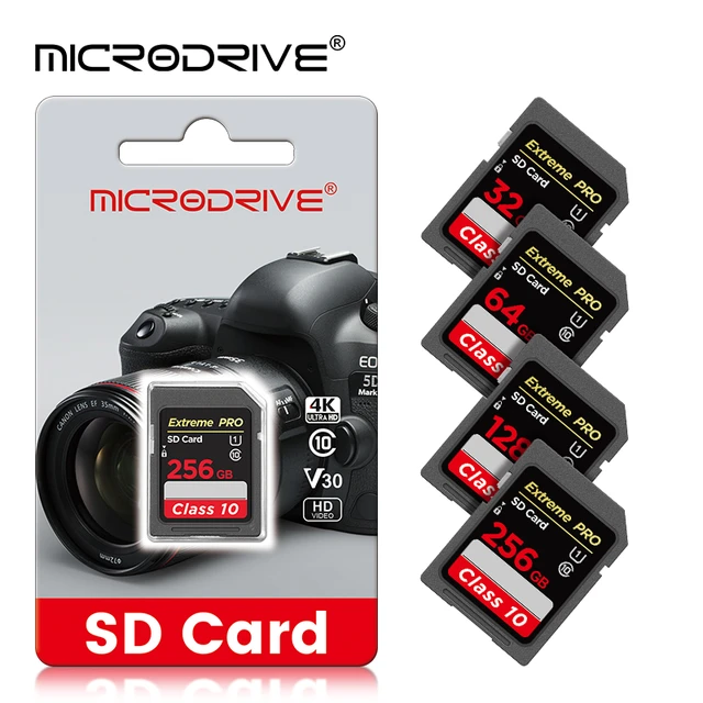 1 Pièce Mini Carte Mémoire Tf Sd 256 Go 128 Go 64 Go 32 Go 16 Go 8