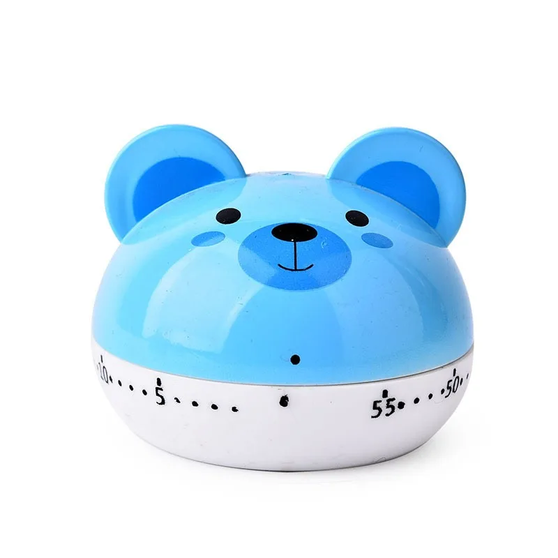 

Cute Animals Kitchen Timer Plastic 55 Minutes Mechanical Cooking Timer Kitchen Baking Countdown Clock Supplies