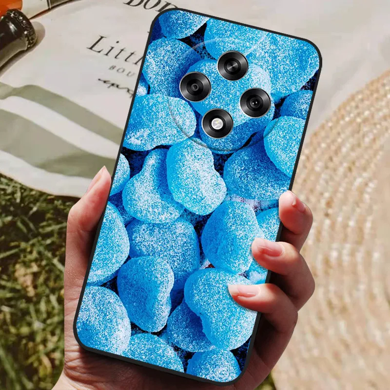 Luxury Painted Silicone Phone Case for Oppo Reno12F - Premium Protective Back Cover