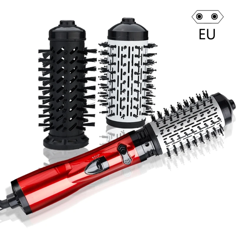 Professional Hair Dryer Brushes Electric Blow Rotating Hot Air Comb For Curler Straightener Negative Ionic Hair