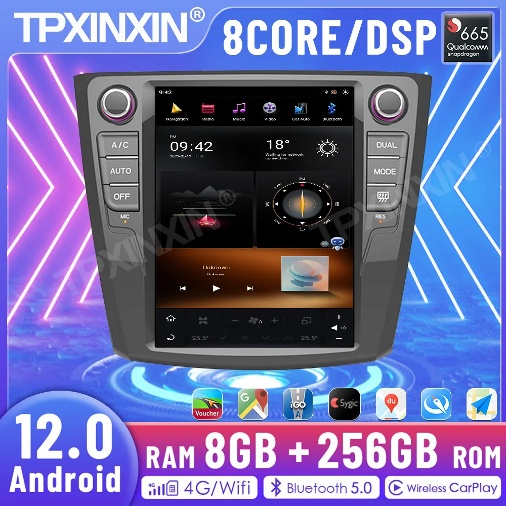 

Автомагнитола 2 Din для Renault Kadjar 2016-2018, Android 12,0, 8 ГБ + 256 ГБ, мультимедийный проигрыватель, радио, GPS-навигация, головное устройство DSP Carplay