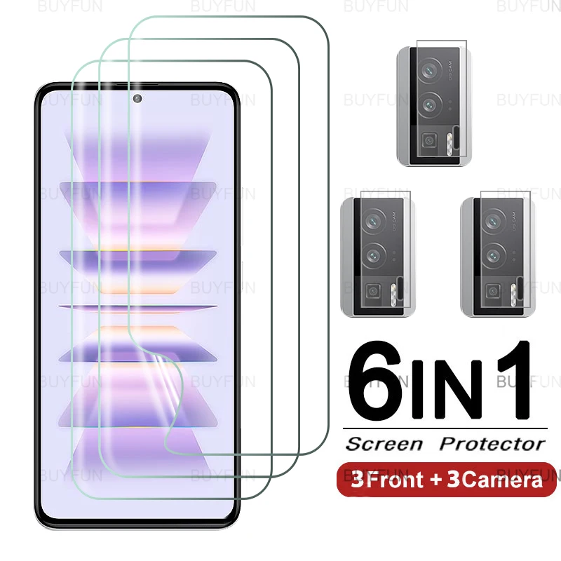 6в1 HD Передняя Гидрогелевая пленка для Xiaomi Redmi K60 Pro Xiomi Xaomi Redmy K60 K60E K60Pro Защитная пленка для объектива камеры