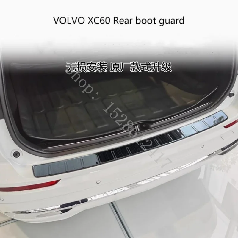 Rear Door Sill Bumper Protector Sill Rear boot guard Car accessories styling For Volvo XC60 ~2025