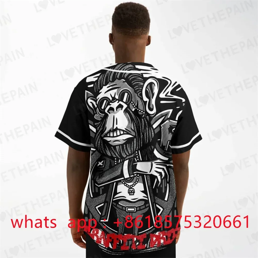 new Populaire Baseball Jersey Name and Number Short Sleeve Casual Streetswear for Men/Women/Kids Big size Any Colour