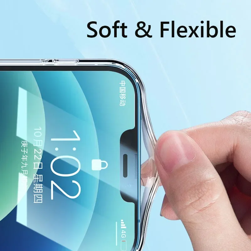 Clear Transparent Soft TPU Phone Case - Simple Slim Design