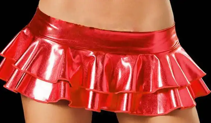 Black Leather Skirt Women Gothic Skirt Clubwear Genuine Leather Mini