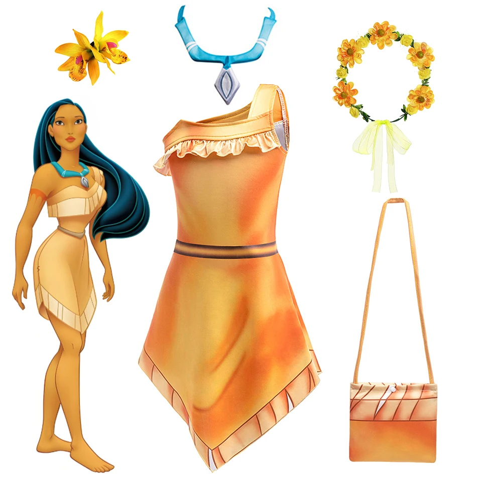 Pocahontas Cosplay: O Vestido Perfeito para Minha Filha de 5 Anos em um  Festival de Fantasia, image size:950x950