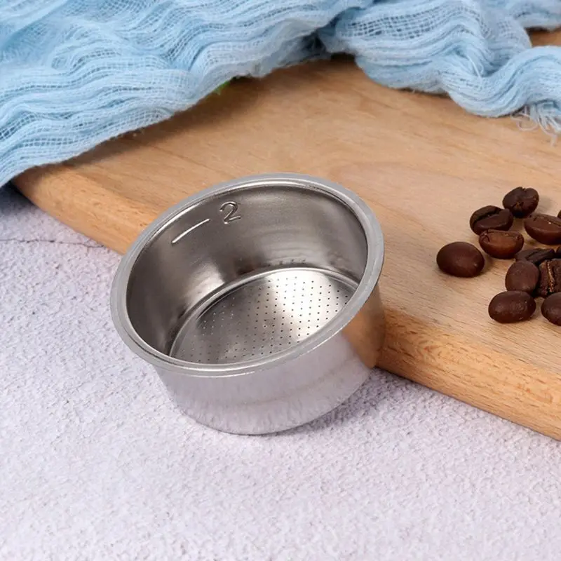 Coffee Filter Cup 51mm Non Pressurized Filter Basket For Breville Delonghi Filter Krups Coffee