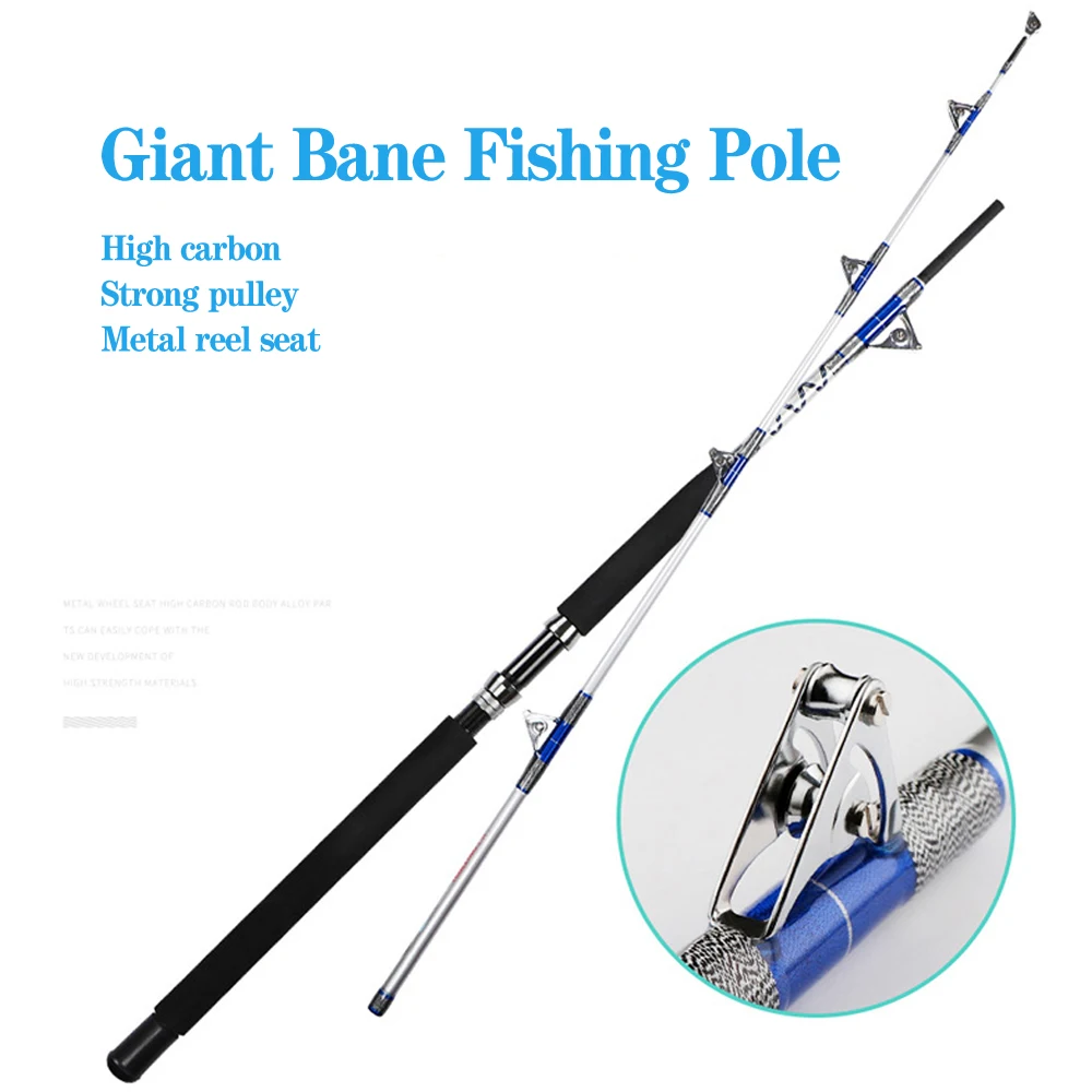 Carbon Fishing Rod Sea Pulley Sea Trolling Fishing Rods Trolling