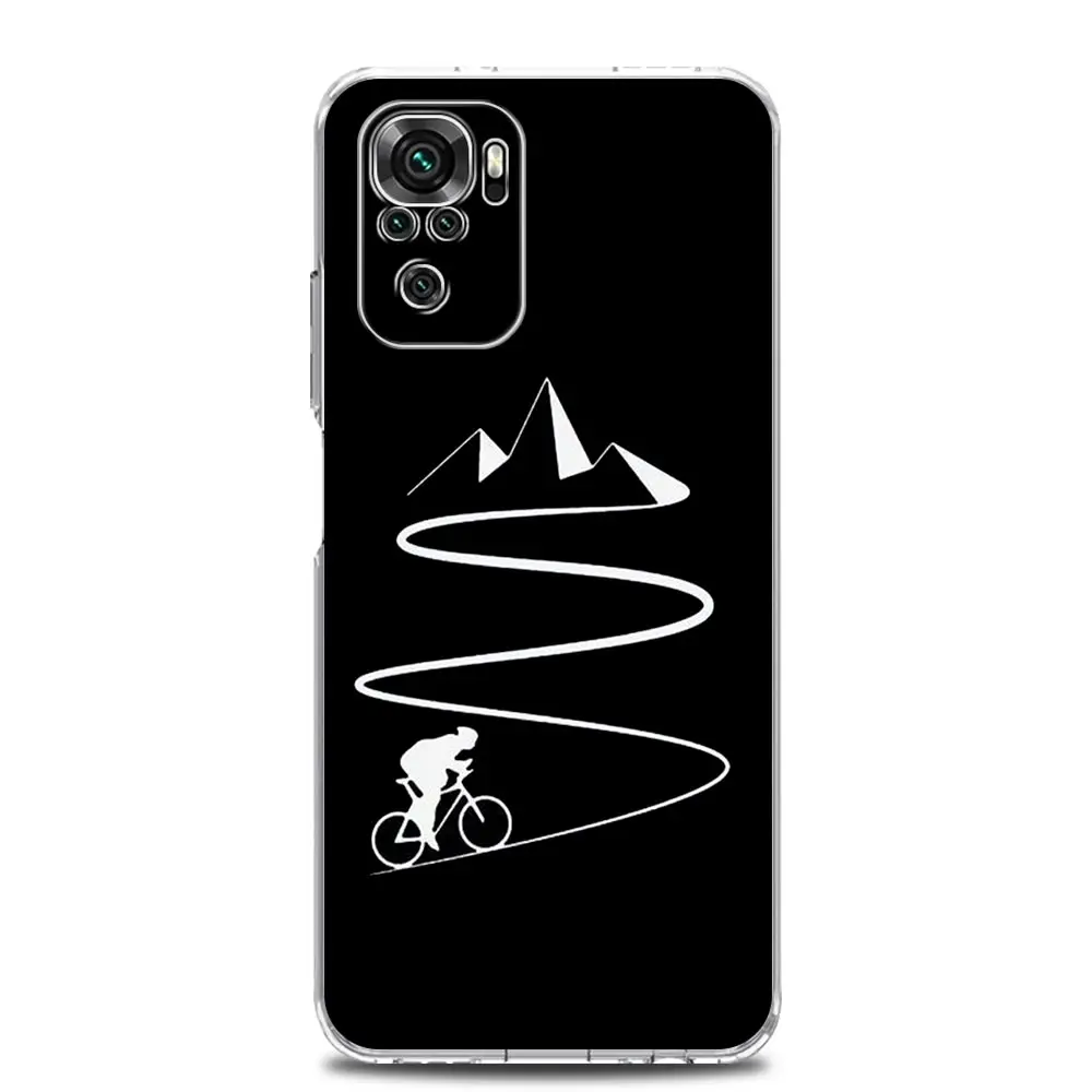 Mountain Bike Cycling Art Soft TPU Phone Case