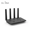 GL.iNet GL-AX1800(Flint) WiFi 6 Router -Dual Band Gigabit Wireless ,5 x 1G Ethernet Ports ,Amazing OpenVpn&WireGuard Speed 1