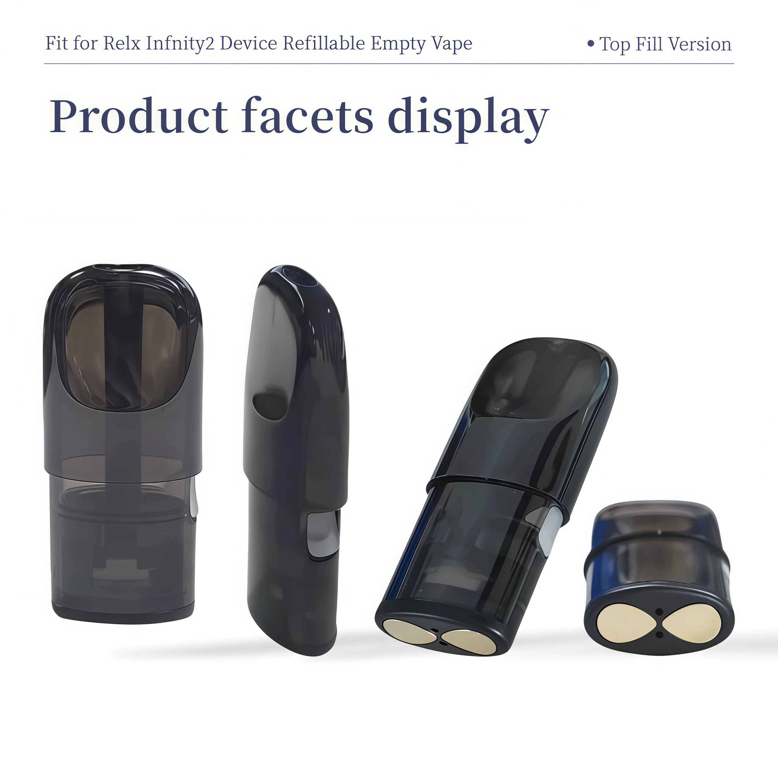 6th Ceramic Vape Cartridges 1/5/10PCS for Relx Infinity2 Empty Pod Refillable pod system for pod systems - gallery image 4