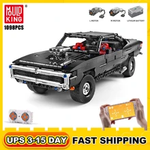 

Mould King App Remote Control Car Building Blocks 1098pcs High-Tech Motorized Muscle Car Moc Bricks Diy Kids Toys Christmas Gift