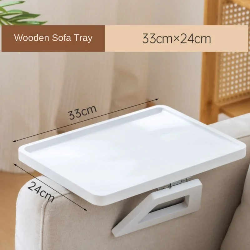 Folding Wooden Sofa Tray Table - طاولة أريكة خشبية...