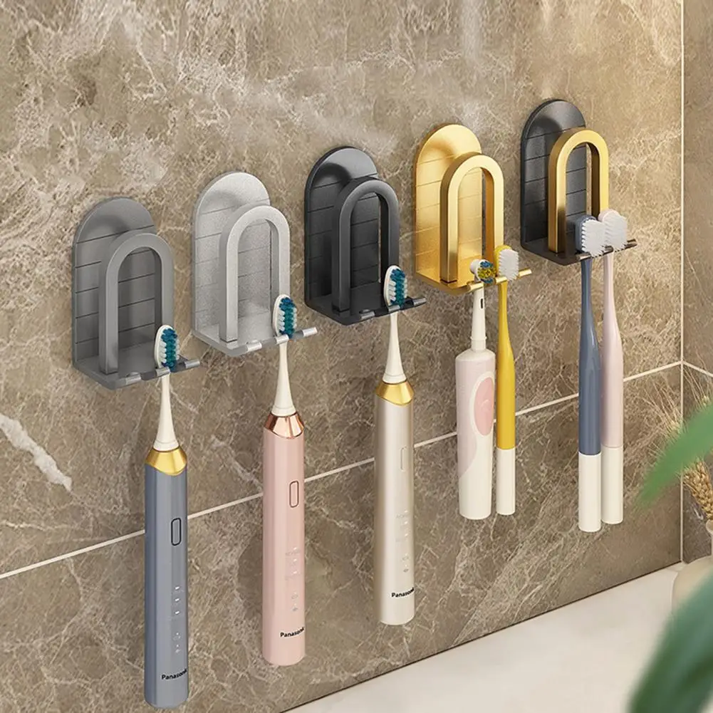 ToothbrushHolderWaterproofPunchFreeVentilationDrainageDesign