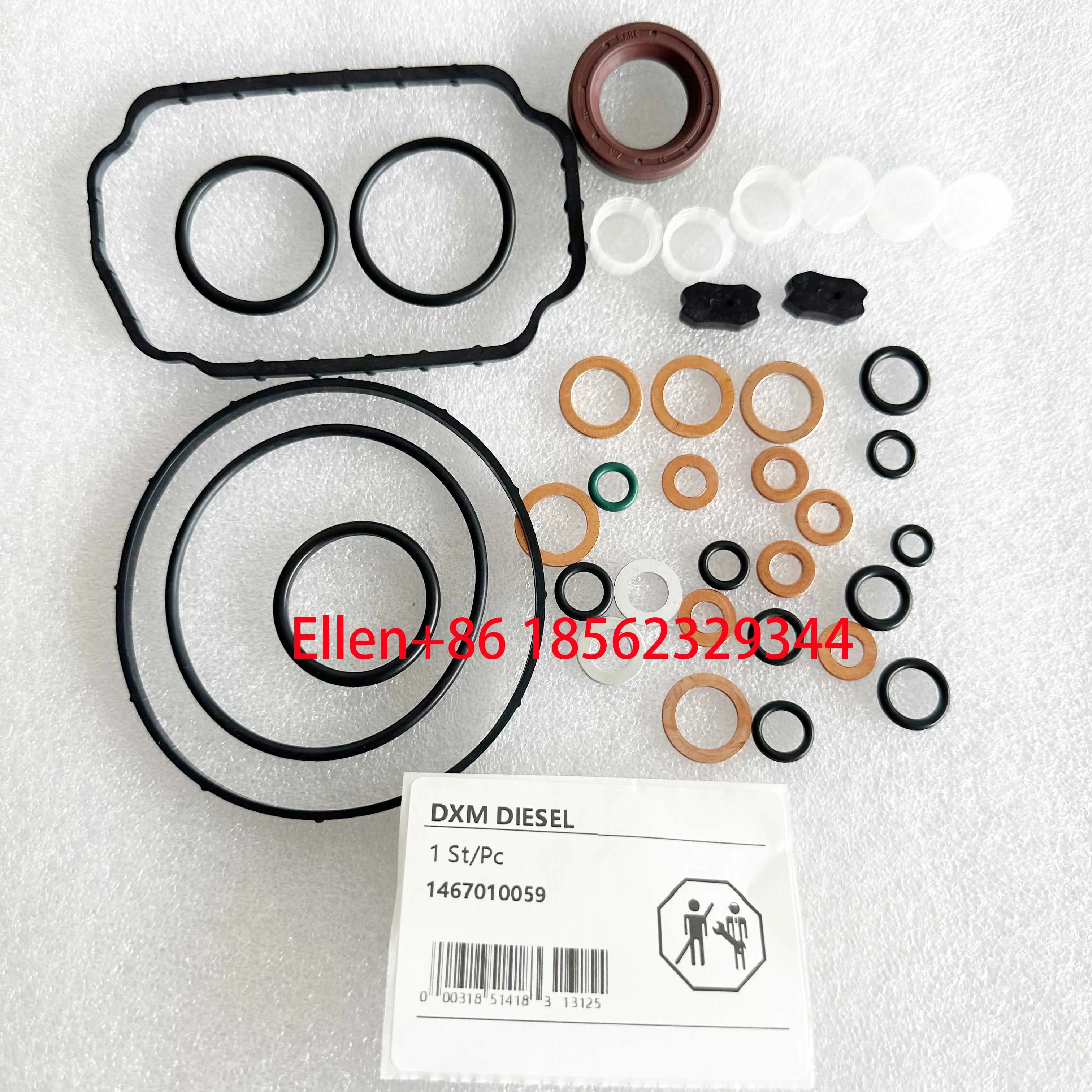 Diesel VE Fuel Pump Gasket Kit 10pcs 1467010059 Oil Pump Repair Kits 1 467 010 059 Washer Shim Seal with O-ring injector repair kits