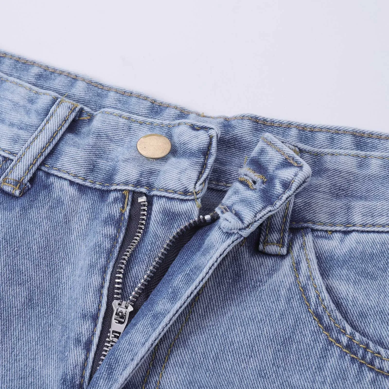 여성용 헐렁한 용수철 청바지, 스트레이트 레그 팬츠, Y2k 데님 바지, 블루 빈티지, 루즈 로우 웨이스트 청바지, 2024 신상 패션
