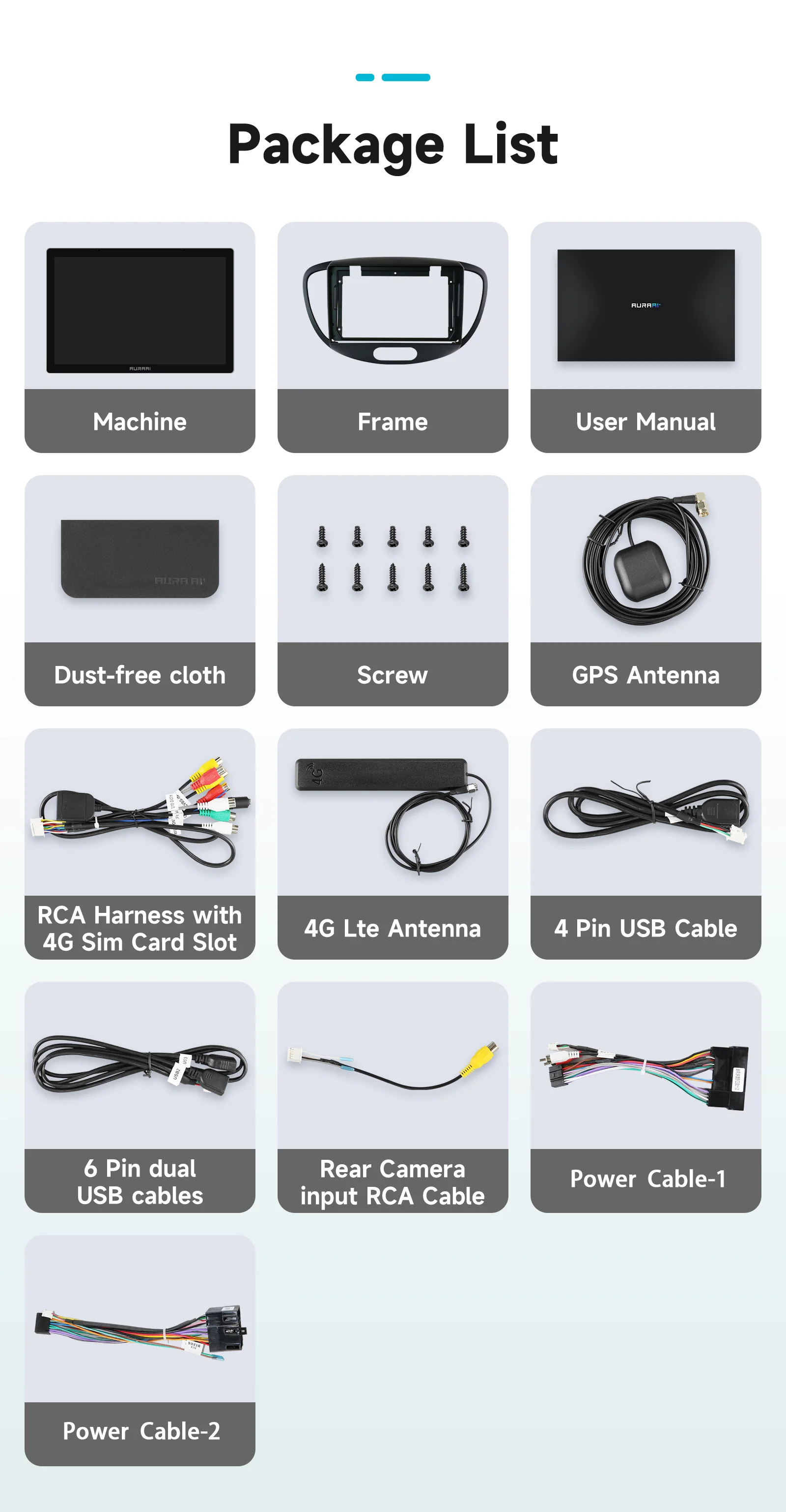AURAAI X100 2Din Android Auto Intelligente Bildschirm für Hyundai i10 2007-2013 4G BT Auto CarPlay GPS AI Sprachsteuerung ADAS 360 ° CAM – Detail 34