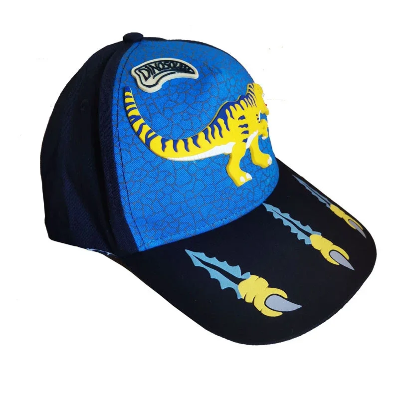 Fashion Boy Hats Outdoor Sun-protective Children Caps 3D Dinosaur Cute Cotton Kids Hat Autumn Sport Baby Baseball Cap