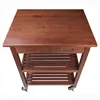 Wood Jonathan Drop Leaf Kitchen Utility Cart, 4