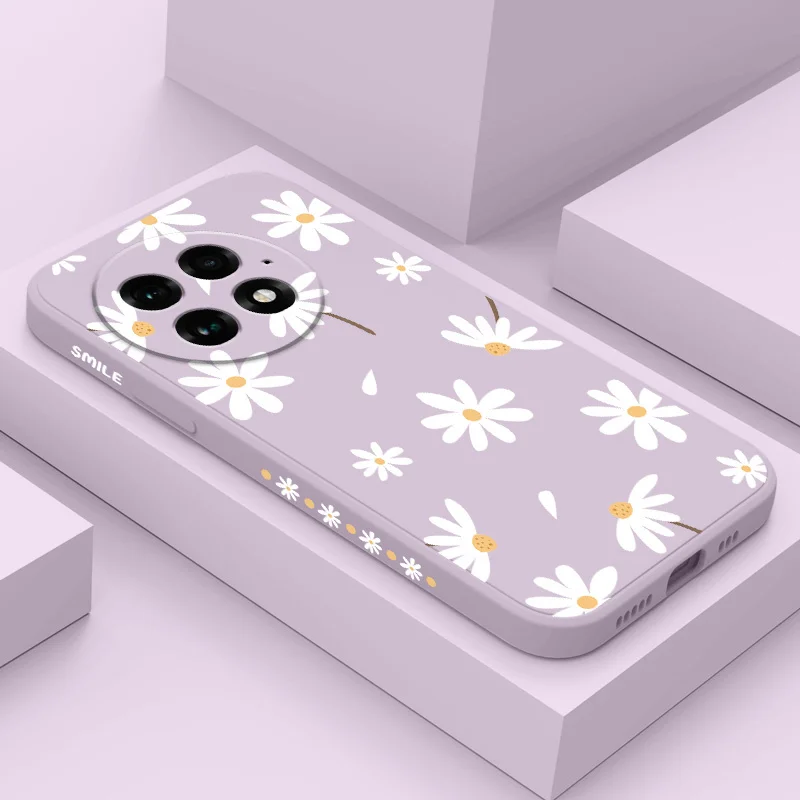 Charming Daisy Liquid Silicone Phone Case Cover
