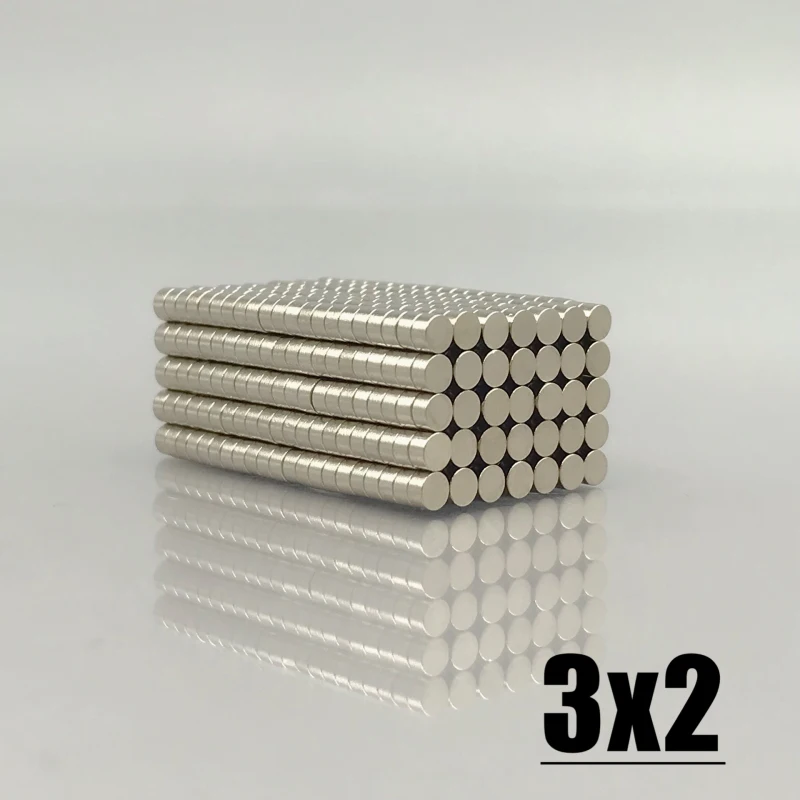 Small Round NdFeB Neodymium Magnet Powerful Rare Earth Permanent Jewelry  Magnets for DIY 1*1 2*1 3*1 4*1 5*1 6*1 3X2 2X2 4X2