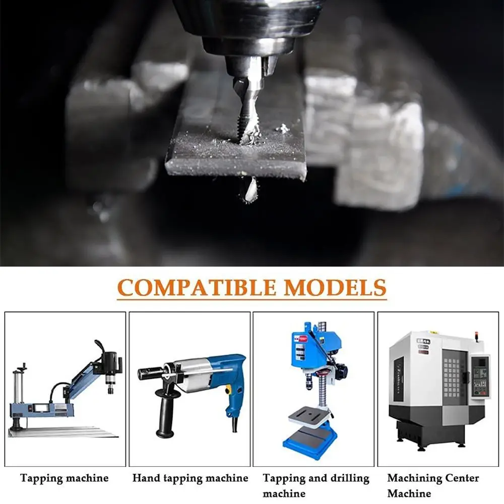 HSS Titanium Plated Tap Drill Bits Hex Shank for Metal Drilling