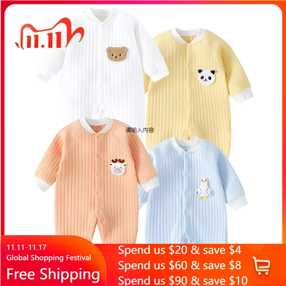 

Baby Girl Clothes Newborn Jumpsuits 100% Cotton Knitting Clothes for Newborn Girls Bodysuit & one Pieces Newborn Baby Stuff