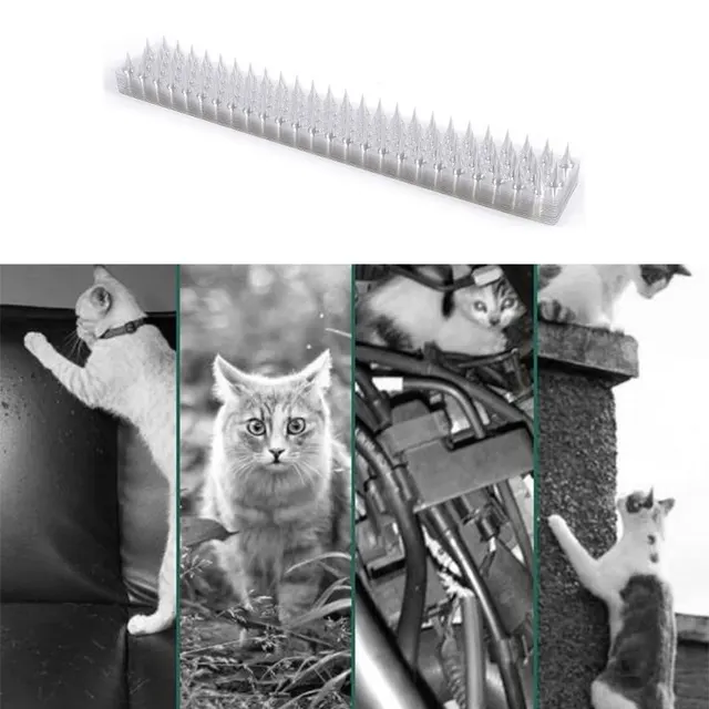 1Db Kerítés Fali Tüskék Macskás Állati Visszataszító Műanyag Galamb Elleni Elrettentő Eszköz Kerti Kerítésekhez Betolakodó Madár Kutya Repelle - Image 6