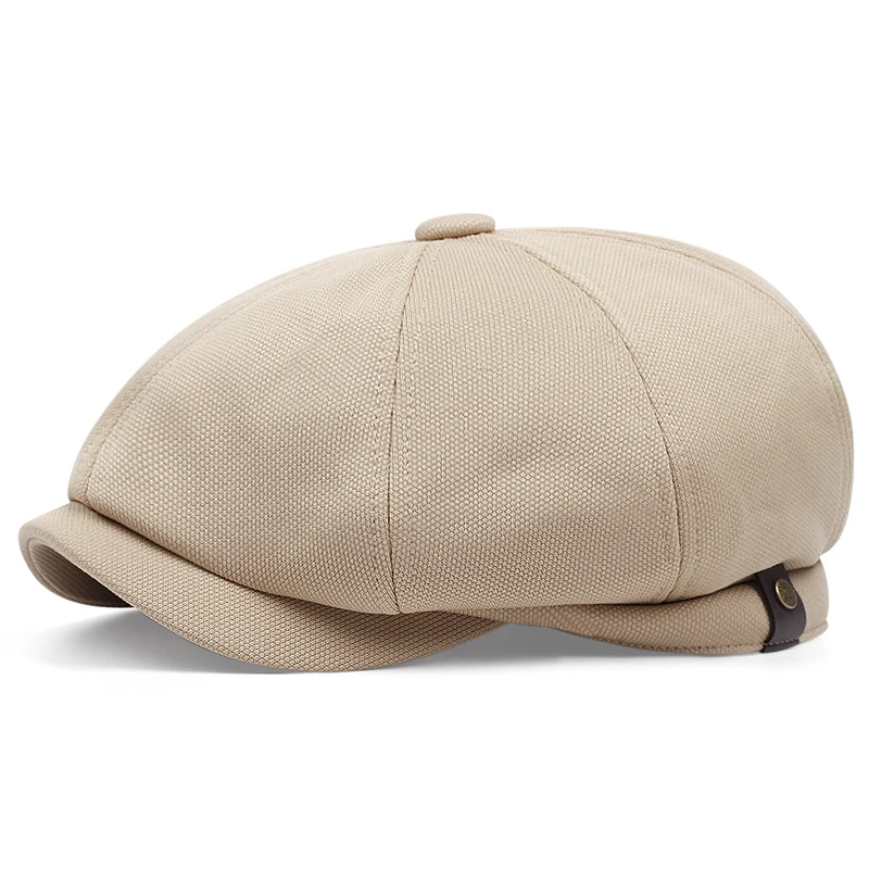 

Black Newsboy Hats For Men Soild Color Cotton Peaky Blinders Caps For Men Casual Beret British Best Hat For Women Cabbie Hat