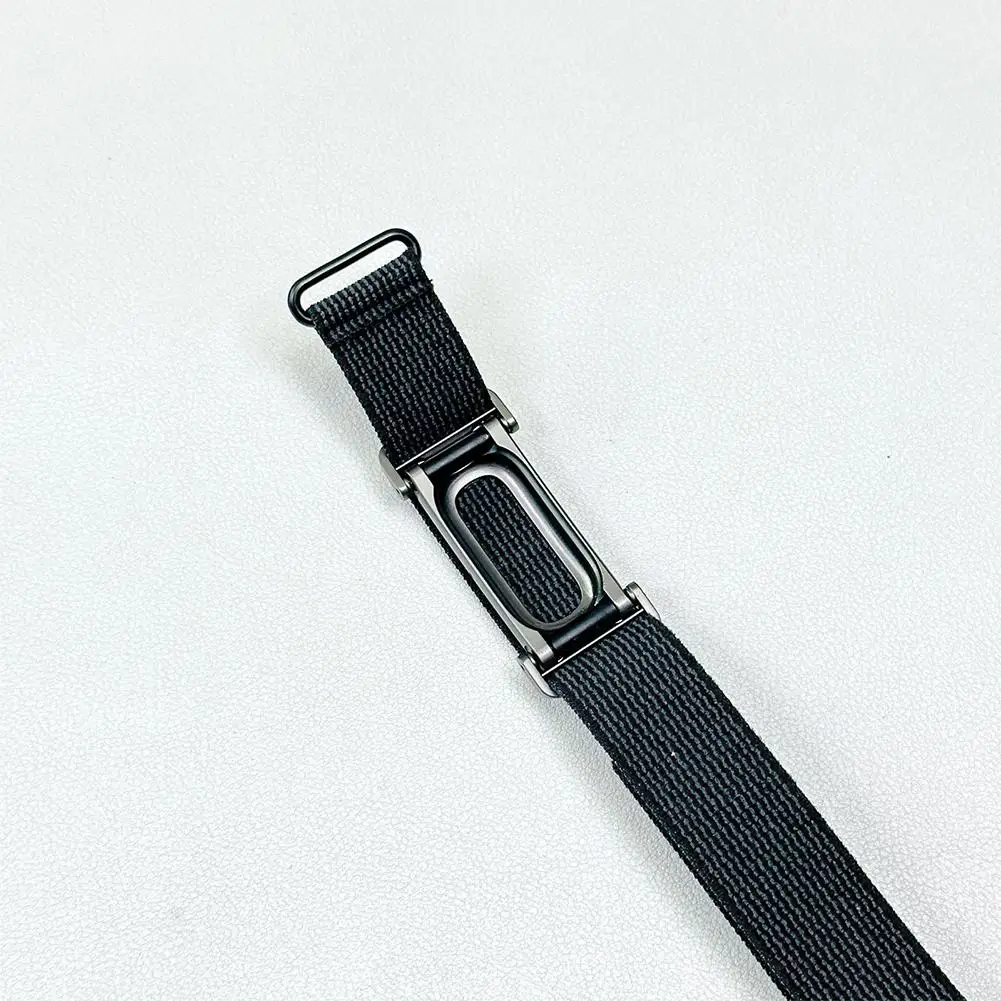 Premium Nylon Loop Strap with Metal Case - Soft Breathable Replacement Sport Wristband