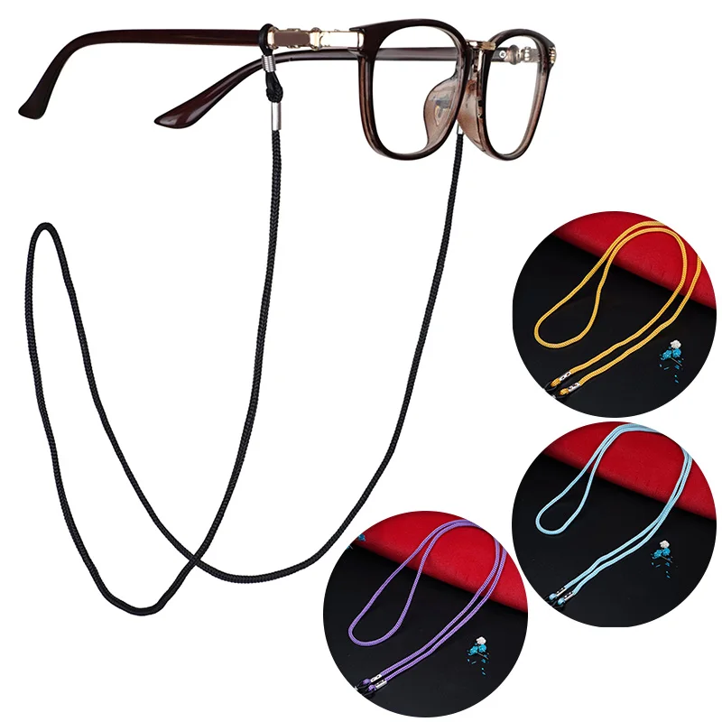 

1PC DIY Mask Chain Hanging Rope Glasses Strap Lanyard Holder Solid Color Fashion Sunglasses Retainer Eyewear Accessory