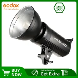 Godox SK400 II 400Ws GN65 Built-in Godox 2.4G Wireless X System Studio Professional Flash for Offers Creative Shooting