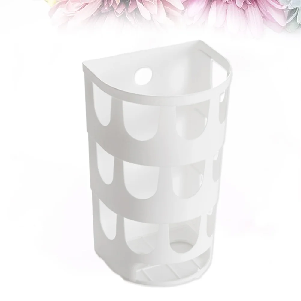 Wall Mounted Garbage Holder Trash Organizer Wall-mounted Roll Storage Box Dispenser Saver