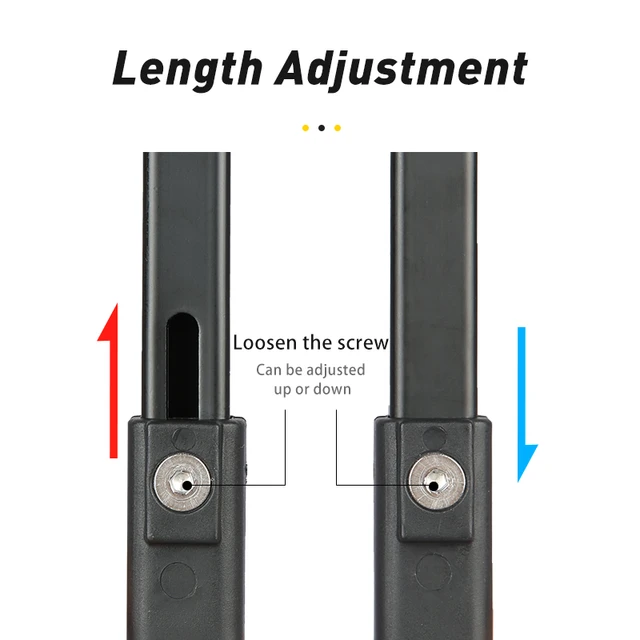 HENGBIRD Béquilles de vélo Réglable en Alliage d'aluminium, Bequille VTT  Velo, Béquille de vélo Béquille latérale Support pour vélo VTT Support pour