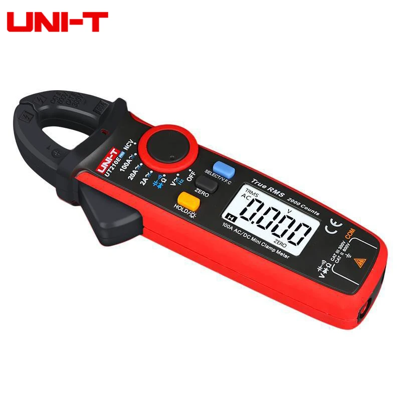 UNIT UT210E Pro Digital Ammeter AC DC Mini Clamp Meter Ammeter