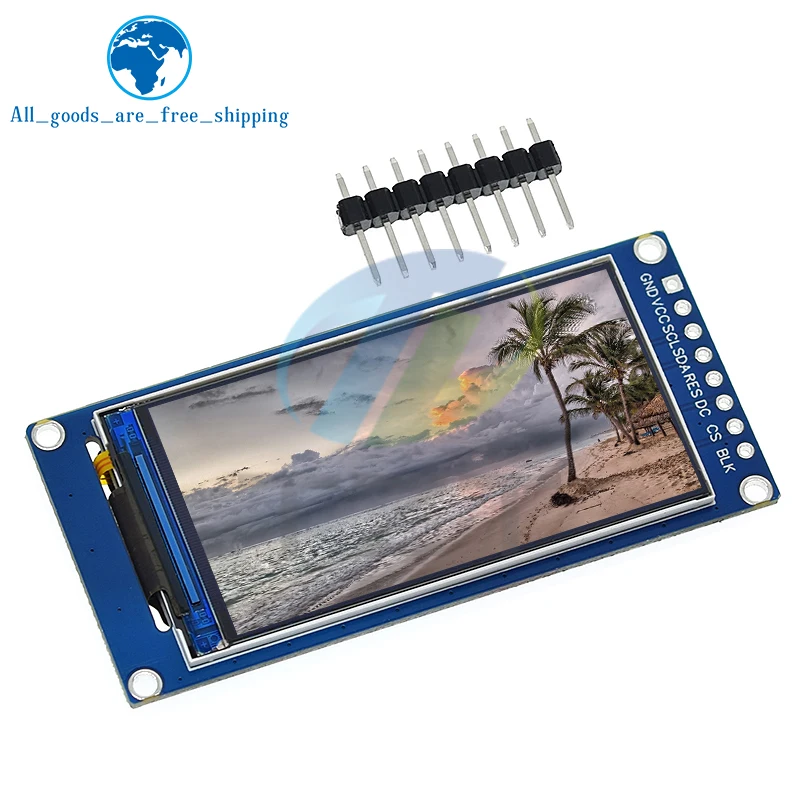 TZT IPS Ǯ ޱ TFT ÷ ũ, LCD ũ, ÷ ÷ , SPI  Ʈ, ȭ 170x320, ST7789, 1.9 ġ