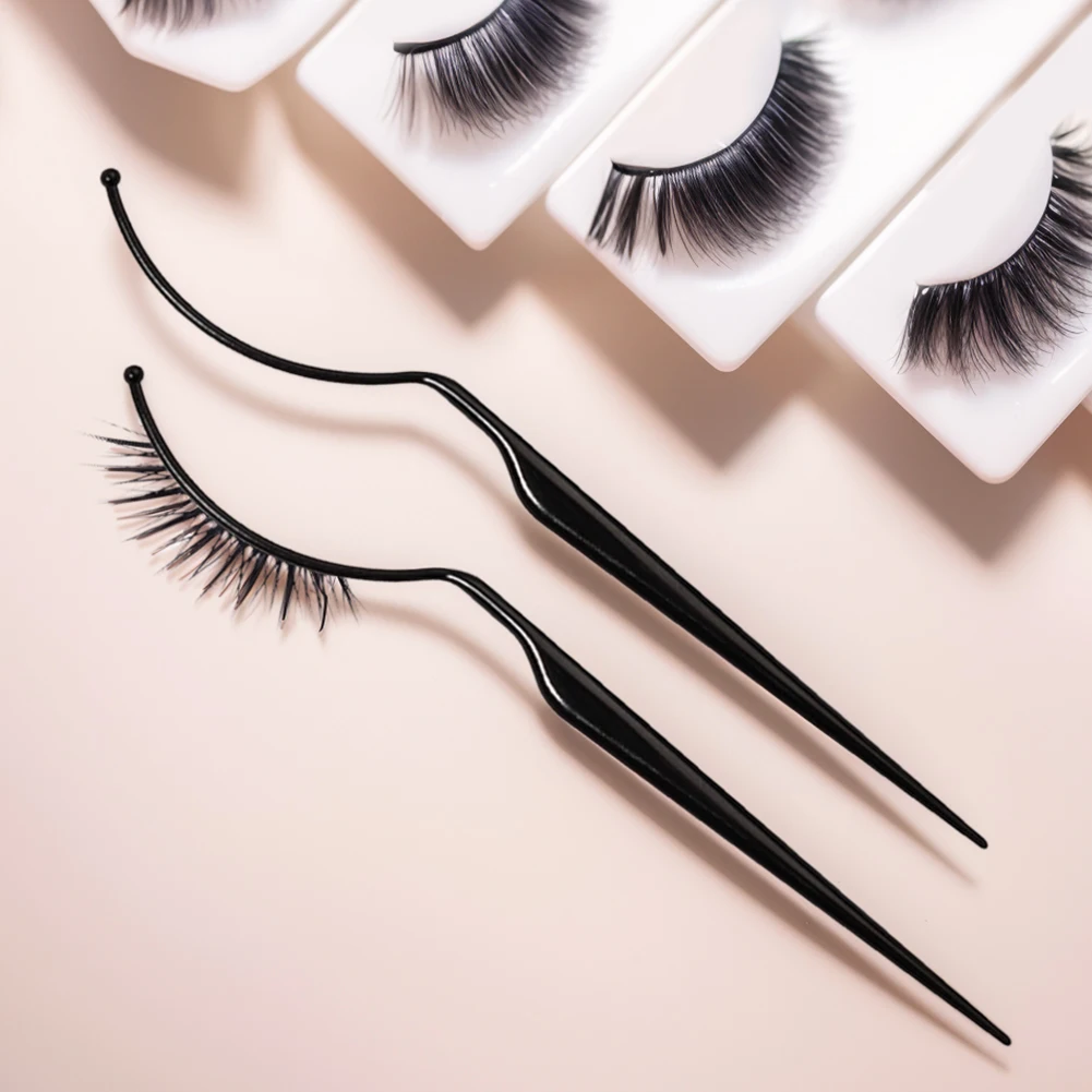 2-10Pcs False Eyelashes Display Stick Eyelash Try On Effect Exhibit Tool for Display Grafting Eyelashes Effect Fake Lashes Tools