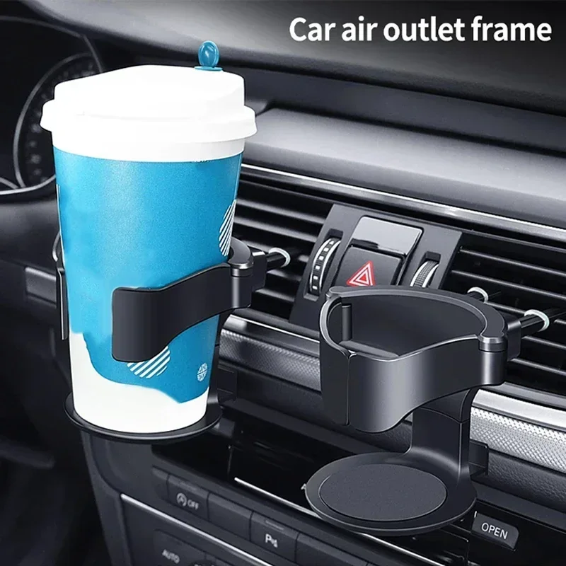 Car Air Vent Drink Cup Bottle Holder Auto Drink Rack Stand for Water Bottles & Ashtray Multifunctional Car Coffee Cup Holder