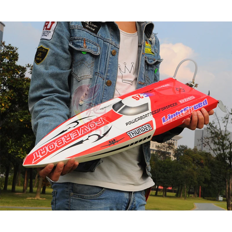 RC Boat E26 Brushless High-speed Speedboat High-strength Fiberglass Boat Extremely Fast Water-cooled Electric Boat 4