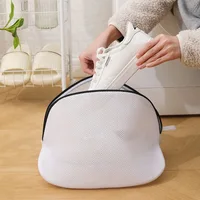 Anti-deformation Mesh Laundry Bag Washing Machine Shoes Bag Travel Shoe Storage Bags Protective Clothes Storage Box Organizer 2