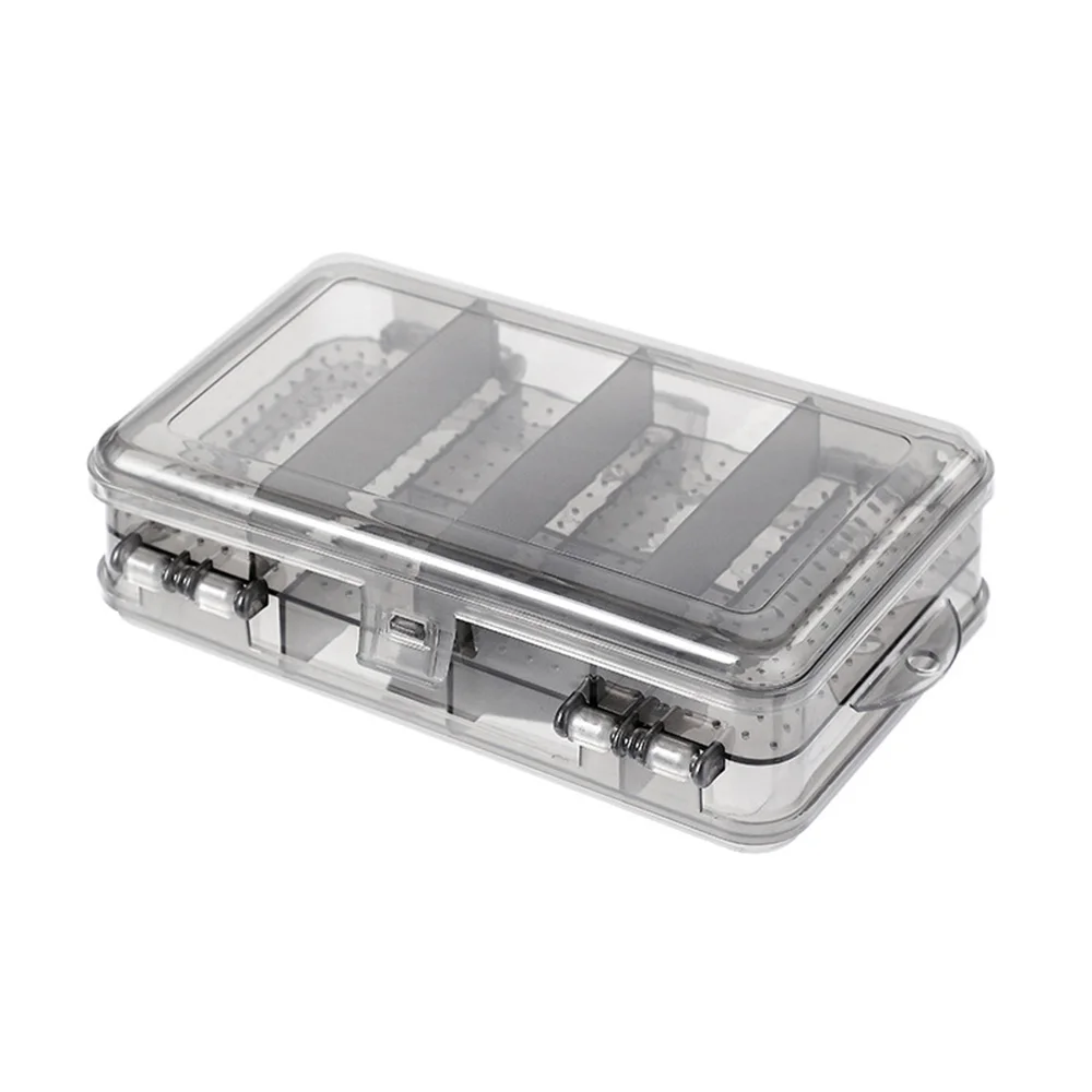 10 grids Double Compartment Jewelry Box Transparent Plastic Portable  Storage Box Earring Necklace Mini Storage Box Can Hang - AliExpress