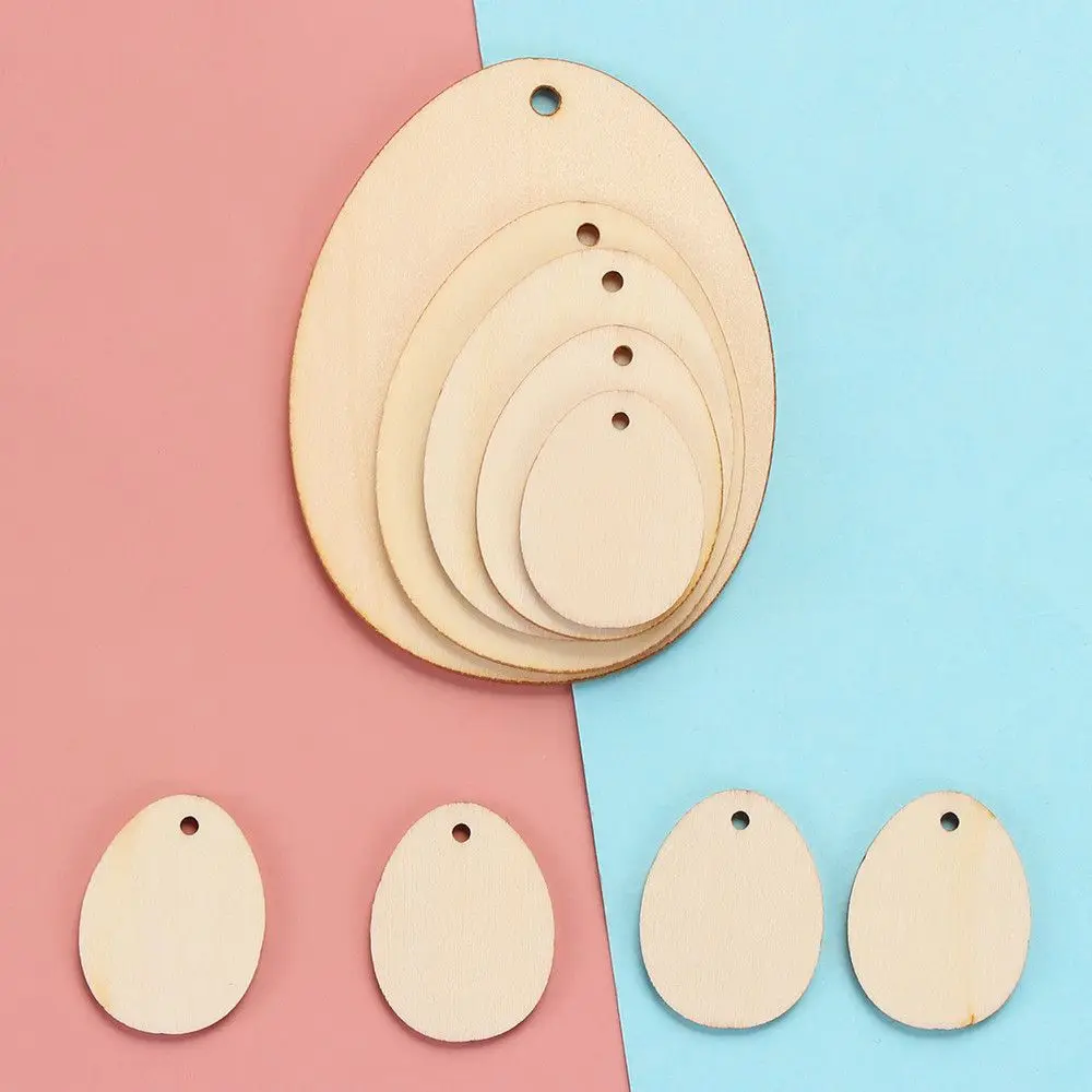 Wood Easter Ornaments Decorations for Party Wedding