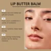 Lip Butter Balm Kit Deep Moisturizing Long Lasting Smooth Hydrating Colorful Lip Glaze Cosmetic Dry Cracked Nourishment Lip Care 5