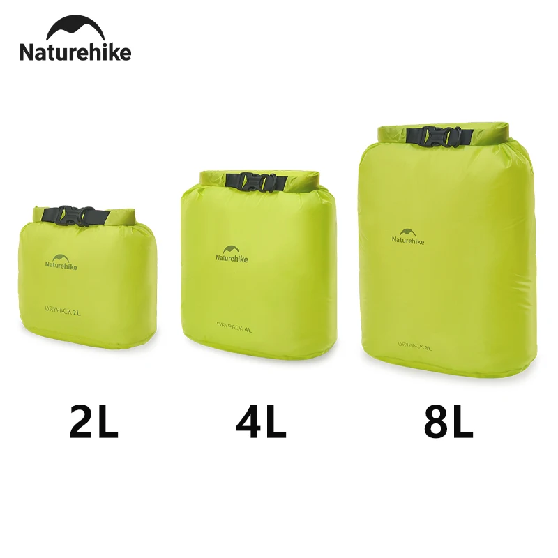 Naturehike waterproof dry bag 2L 4L 8L nylon camping trekking swimming rafting kayaking bag