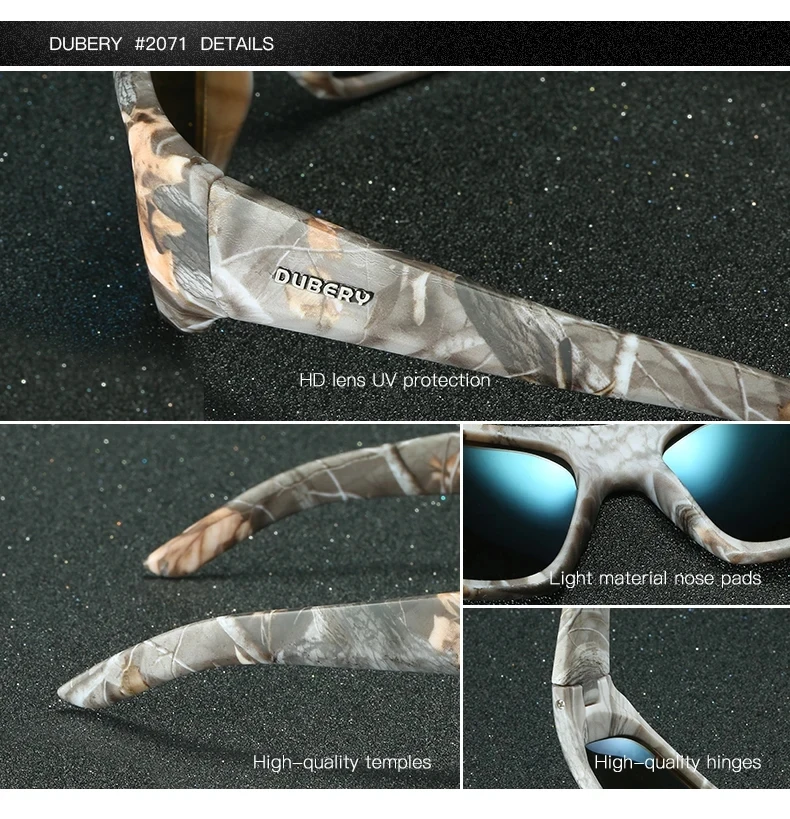 DUBERY 2024 Men's Polarized Sunglasses Aviation Driving Shades Male Sun Glasses Men Retro Sport Brand Designer_voghion.com