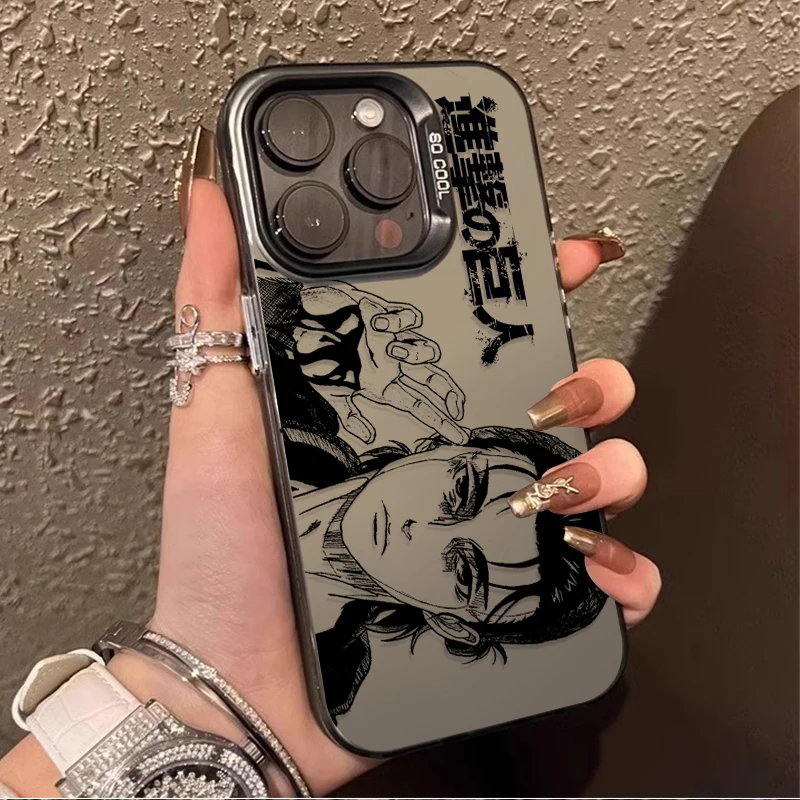 Stylish Eren Yeager Attack on Titan Shockproof Phone Case