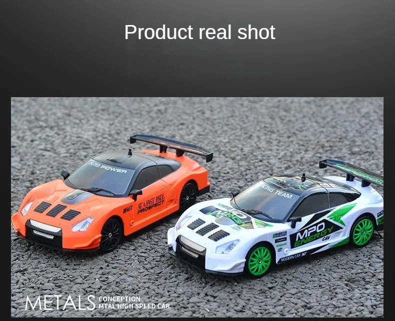 RC Drift Car 4WD - LED Remote Control Racing Vehicle for Kids  Adults
