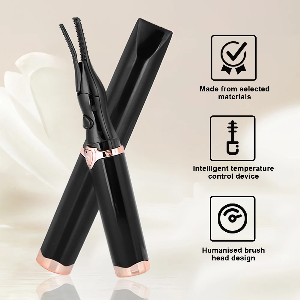 Rechargeable Heated Eyelash Curler for Natural Curl